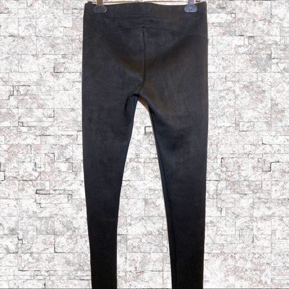 DAVID LERNER Elliott Micro Suede Soft Black Leggings, Size Small - Picture 7 of 12